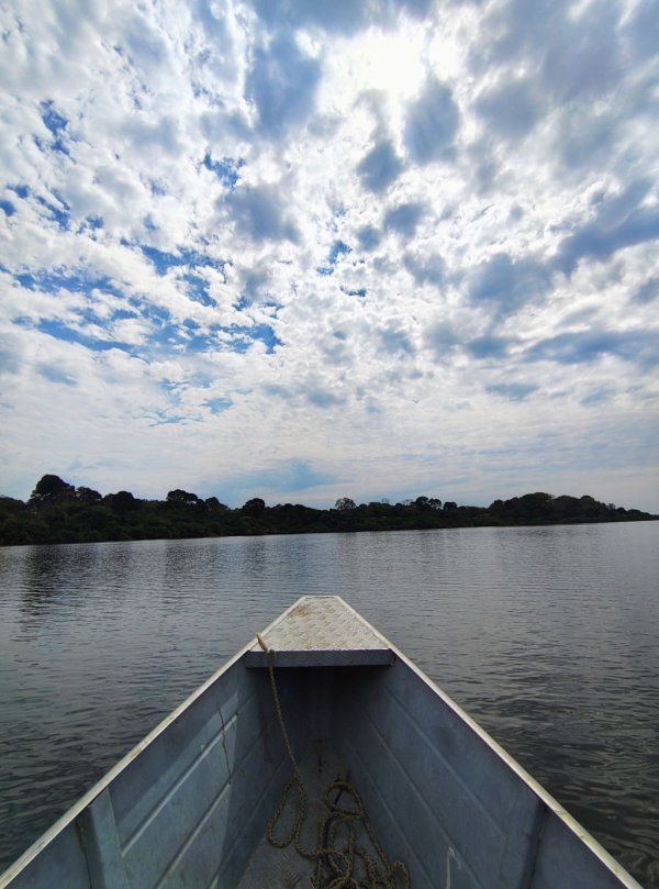 CUNIÃ - Passeio de barco ao Igarapé Grande - sentido Araçá (rabeta)